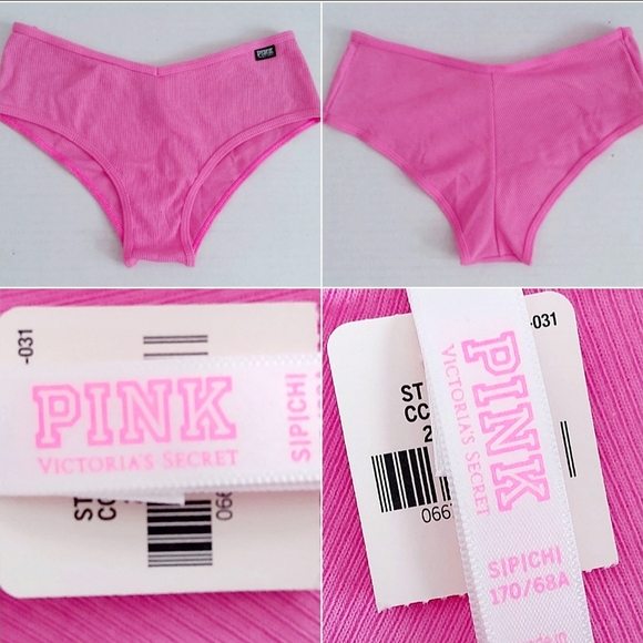 Victoria's Secret pink cotton hipster panty size small (NWTS) - Picture 3 of 4